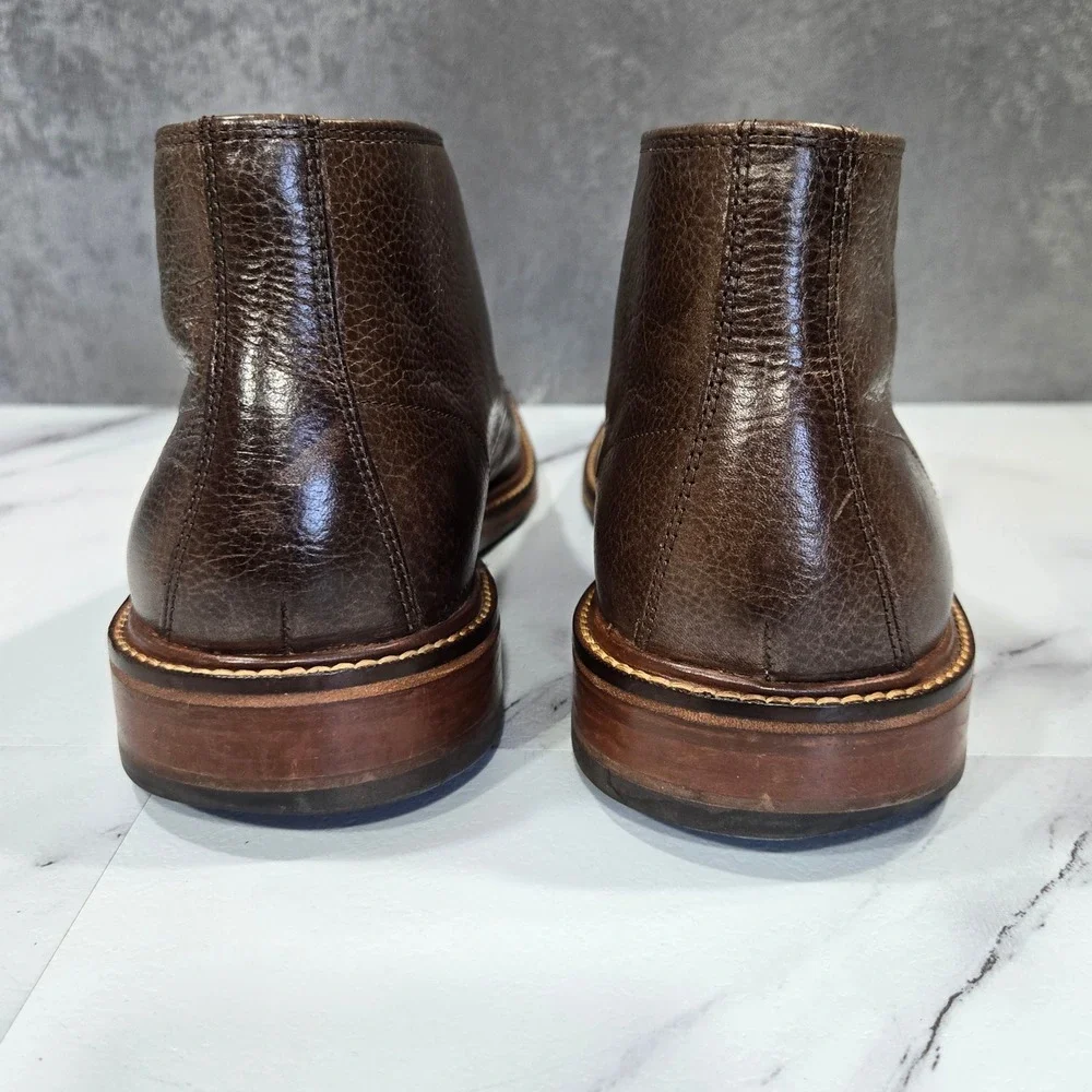 Cole Haan Barron Mens 9M Brown Leather Chukka Desert Boots Ankle Lace Up Casual